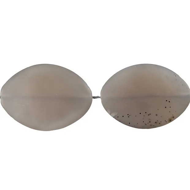 Strang Navette, Achat matt, 35 x 25mm | Edelsteine, Heilsteine & Schmuck-Handel