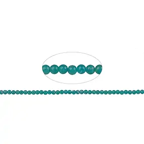 String Beads, Amazonite (dark), 04mm | wholesaler gems, healing stones & jewelry