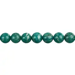 140110100820 String Beads, Amazonite (dark), 09mm | wholesaler gems, healing stones & jewelry
