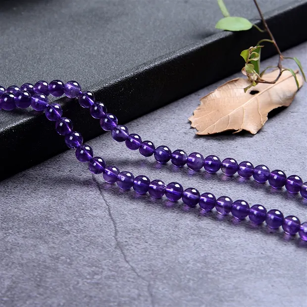 Strang Kugeln, Amethyst, 04mm | Großhändler Edelsteine, Heilsteine & Schmuck