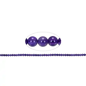 String Beads, Amethyst, 04mm | wholesale supplier gems, healing stones & jewelry