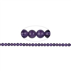 140120100520 Rang de colliers boules, am&#xE9;thyste, 06mm (environ) | Marco Schreier