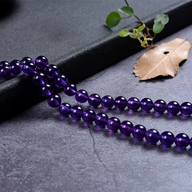 String Beads, Amethyst (Maraba), 06mm | wholesale gems, healing stones & jewelry