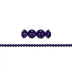 140120100523 Strang Kugeln, Amethyst (Maraba), 06mm | Edelsteine, Heilsteine & Schmuck-Handel