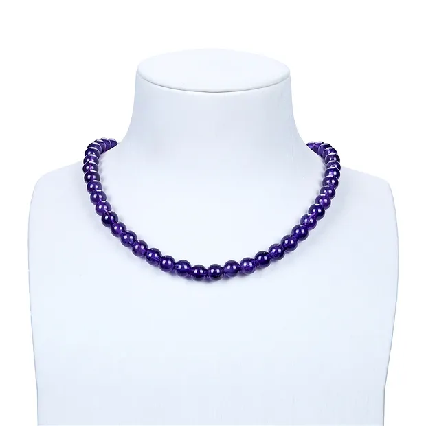 Strang Kugeln, Amethyst, 08mm | Großhändler Edelsteine, Heilsteine & Schmuck