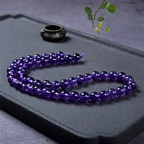 Strang Kugeln, Amethyst, 08mm | Großhändler Edelsteine, Heilsteine & Schmuck