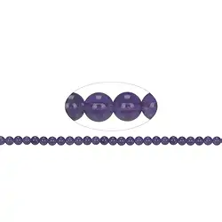 140120100720 Strang Kugeln, Amethyst, 08mm | Großhändler Edelsteine, Heilsteine & Schmuck