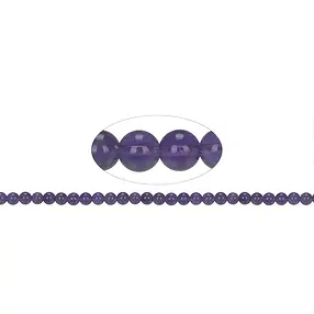 Strang Kugeln, Amethyst, 08mm | Großhändler Edelsteine, Heilsteine & Schmuck