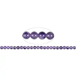 140120100725 String Beads, Amethyst (lilac), 08mm | wholesaler gems, healing stones & jewelry