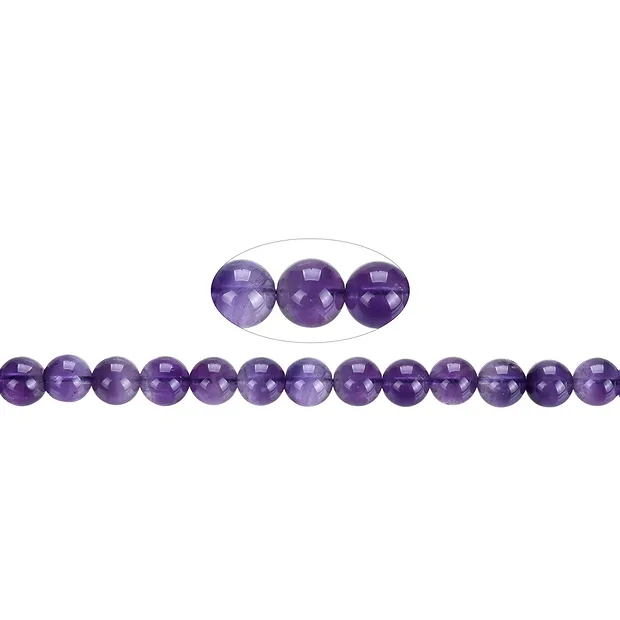 Cuentas preciosas, amatista (lila), 10mm | Marco Schreier