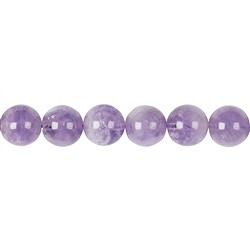 140120101025 Rang de colliers boules, am&#xE9;thyste (lilas), 12mm | Marco Schreier