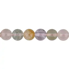 Strang Kugeln, Quarze gemischt, 12mm | Schreier Edelsteine, Heilsteine & Schmuck