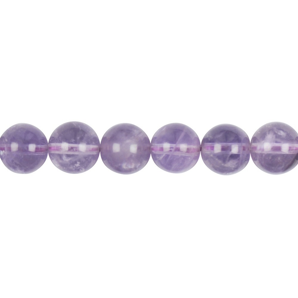 String Beads, Amethyst (light), 12mm | wholesaler gems, healing stones & jewelry