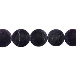 140120101210 Rang de colliers boules, am&#xE9;thyste, mat, 16mm | Marco Schreier