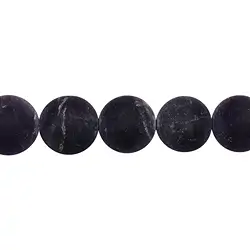 140120101210 String Beads, amethyst, matt, 16mm | wholesaler gems, healing stones & jewelry