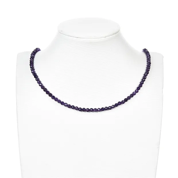 Strang Kugeln, Amethyst, facettiert, 04mm | GH Edelsteine, Heilsteine & Schmuck