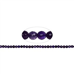 140120101720 Rang de collier boules, améthyste, à facettes, 06mm (39cm) | Marco Schreier