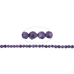 140120109122 Rang de collier boules, améthyste, à facettes (Starcut), 06-07mm | Marco Schreier