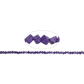Strang Würfel, Amethyst, 06mm (39cm) | Schreier Edelsteine, Heilsteine & Schmuck