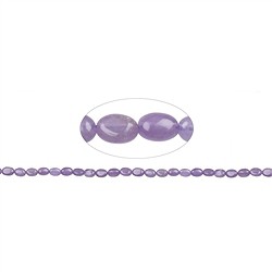 140120304425 Rang de colliers Lentille, améthyste (lilas), 07-08 x 05-06mm | Marco Schreier