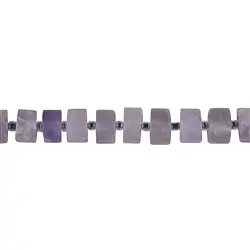 140120403615 Strang "Wheel Shape" Amethyst, matt, 03-05 x 06-08mm (39cm) | Marco Schreier