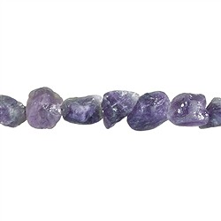 140120602201 Rang de colliers Nuggets, Améthyste (foncée), brut, 12 - 17mm | Marco Schreier