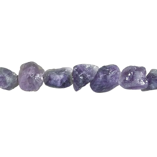 Rang de colliers Nuggets, Améthyste (foncée), brut, 12 - 17mm | Marco Schreier