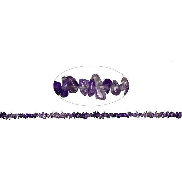 Filo di schegge, ametista, 02-04 x 05-10 mm (88 cm) | Marco Schreier