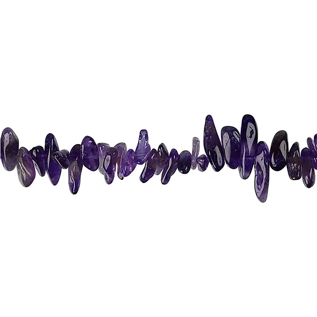Strand splinter, amethyst, 02-04 x 10-20mm | wholesaler gems & healing stones