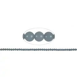 140180100320 Rang de collier boules, Anhydrite (Angélite), 04mm | Marco Schreier