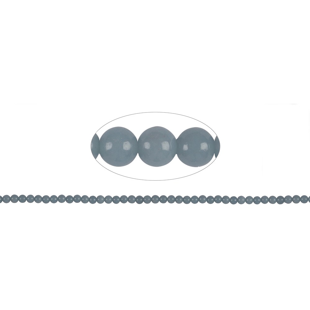 String Beads, Angelite (Anhydrite), 04mm | wholesaler gems & healing stones