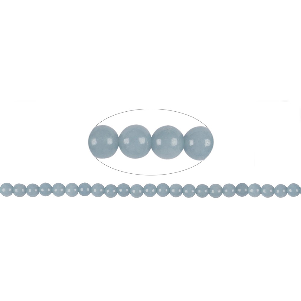 Strang Kugeln, Angelit (Anhydrit), 08mm | GH Edelsteine, Heilsteine & Schmuck