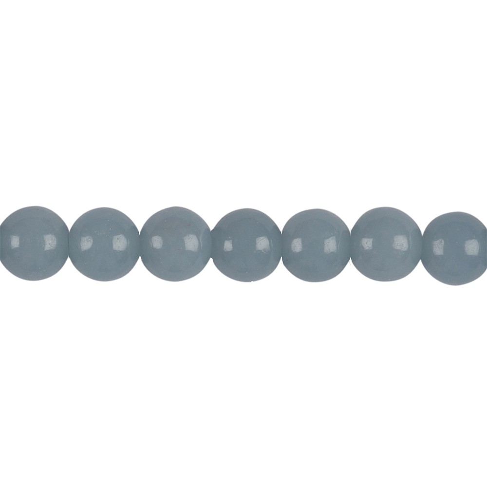 Filo di perline, Angelite (anidrite), 10 mm | grossista gemme e pietre curative