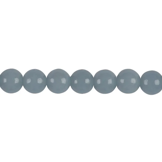 Rang de collier boules, Anhydrite (Angélite), 10mm | Marco Schreier