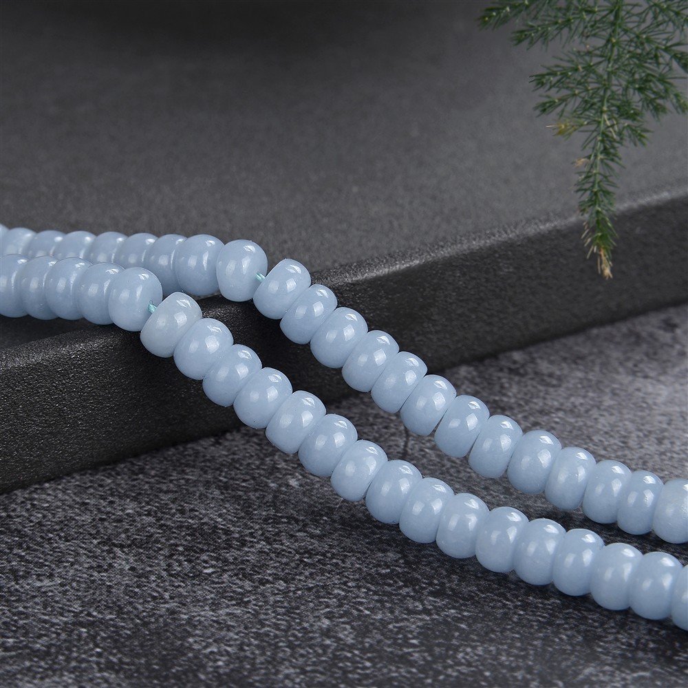 Cordón botón, Angelita (Anhidrita), 03 x 06 mm | Marco Schreier