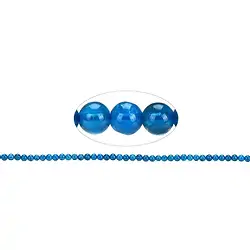 140200100320 Rang de collier boules, apatite (stab.), 04mm | Marco Schreier