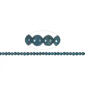 Rang de collier boules, apatite (stab.), 05-06mm (38cm) | Marco Schreier