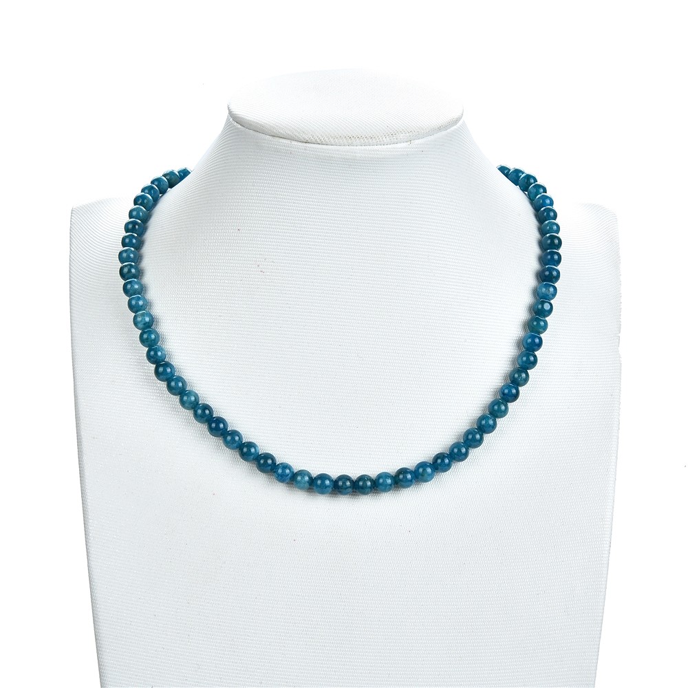 String Beads, Apatite (stab.) extra, 06mm (39cm) | Marco Schreier
