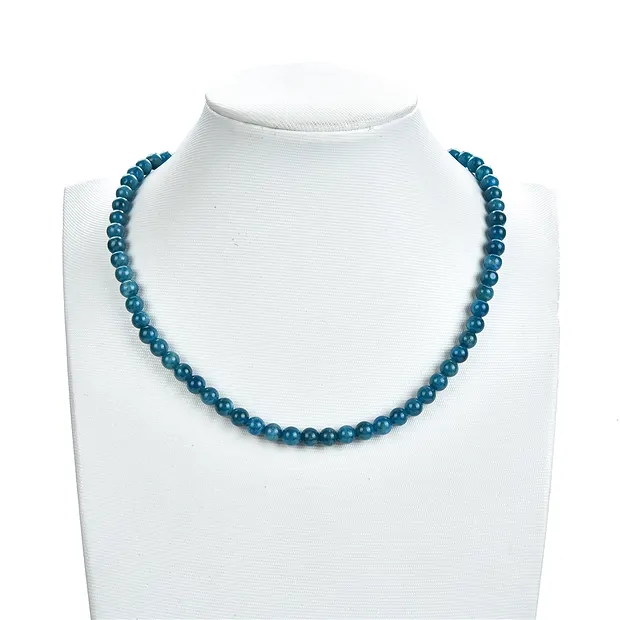 String Beads, Apatite (stab.) extra, 06mm (39cm) | Marco Schreier