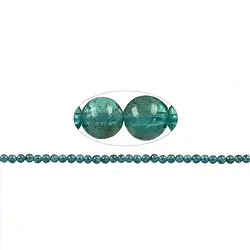 140200100522 Rang de collier boules, apatite (stab.) transparent AA, 06mm | Marco Schreier