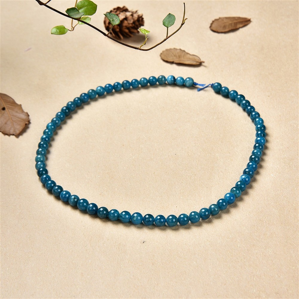 Cuentas de piedras preciosas, apatita (estabilizado), 06mm | Marco Schreier