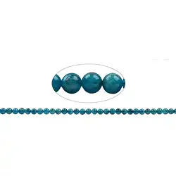 140200100526 Strang Kugeln, Apatit (stab.), 06mm | Schreier Edelsteine, Heilsteine & Schmuck