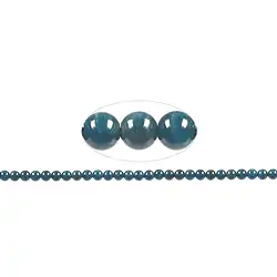 140200100721 Strang Kugeln, Apatit (stab.) A, 08mm | Edelsteine, Heilsteine & Schmuck-Handel