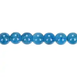 140200100921 Rang de collier boules, apatite (stab.) A, 10mm | Marco Schreier