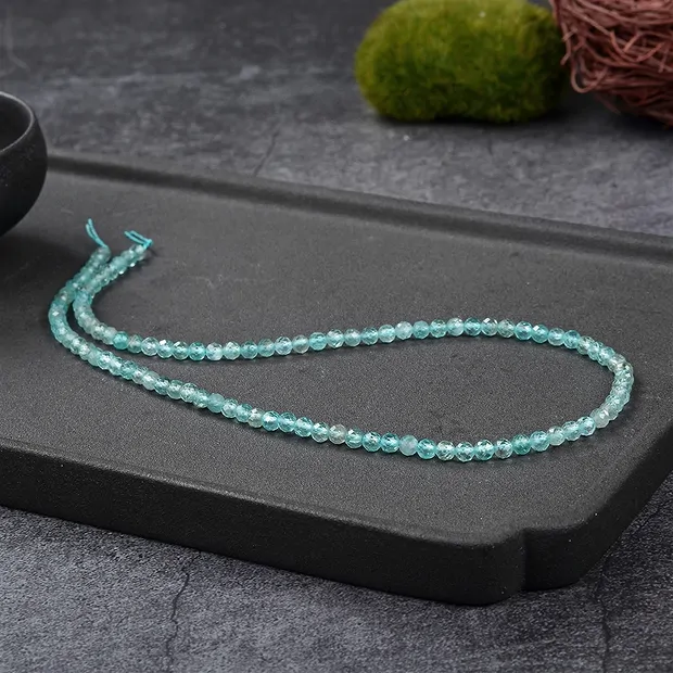 Strang Kugeln, Apatit AA (stab.), 04mm (39cm) | Edelsteine, Heilsteine & Schmuck