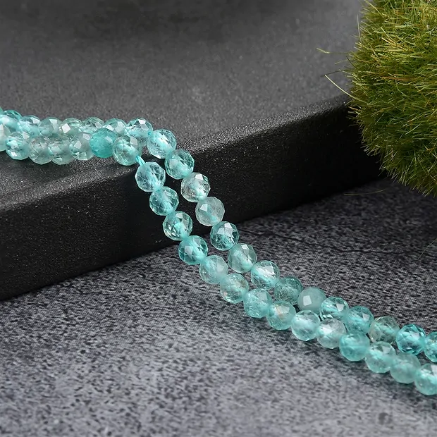Rang de collier boules, apatite AA (stab.), 04mm (39cm) | Marco Schreier