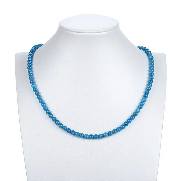 Rang de collier boules, apatite (stab.) A, 05mm | Marco Schreier