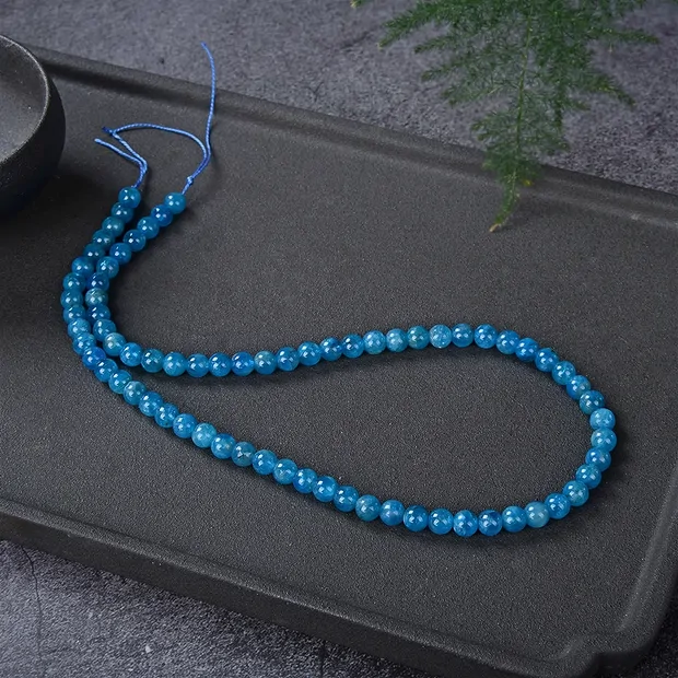 Rang de collier boules, apatite (stab.) A, 05mm | Marco Schreier