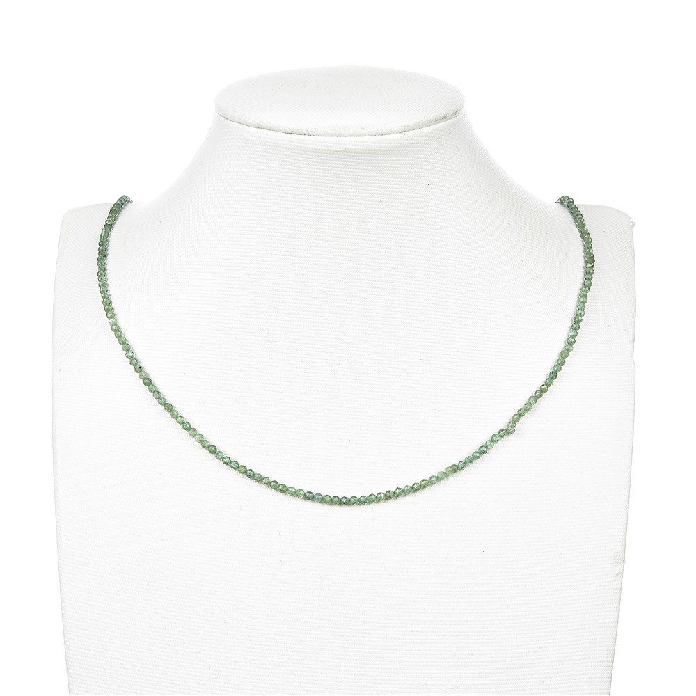 String Beads, Apatite (green) (stab.), faceted, 02,5mm (39cm) | Marco Schreier