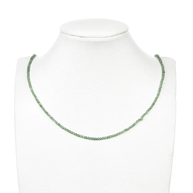 String Beads, Apatite (green) (stab.), faceted, 02,5mm (39cm) | Marco Schreier